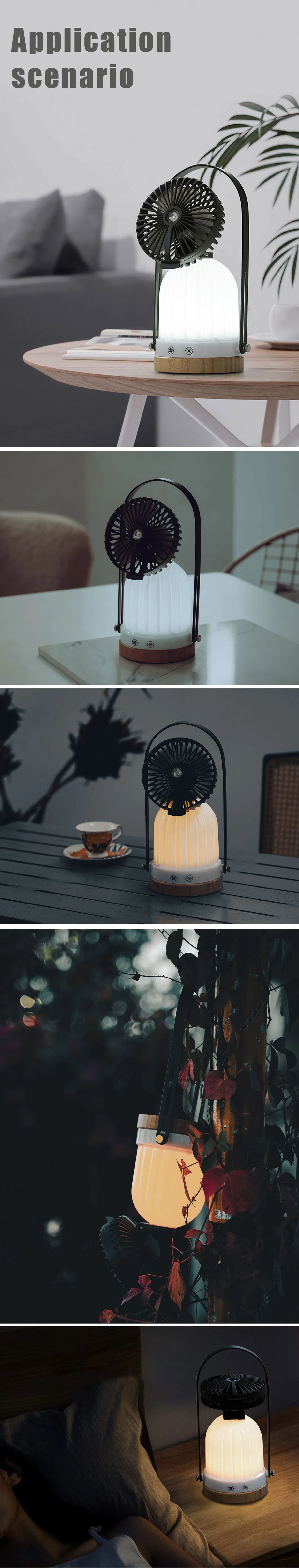 Windmill LED Lantern Decor Light Flashlight Portable Light Smart Light