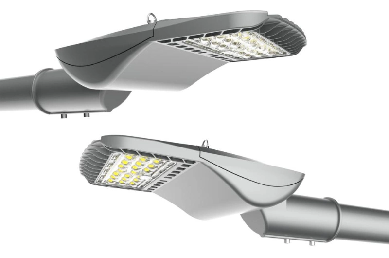 Tool Free and Adjustable Install Angle Meanwell Driver LED Street Lighting