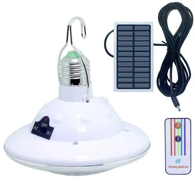 Camp Indoor Garden Emergency Lighting Remote Control Solar Bulb